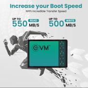 EVM 256GB/512GB/1TB 2.5-Inch SATA Internal SSD – 550MB/s Read & 500MB/s Write – 5-Year Warranty