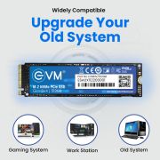 EVM 256GB/512GB Gen 3 NVMe (2280) InternalSSD – 3200MB/s Read – PCIe Gen 3×4-5-Year Warranty