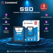 Consistent SSD 256GB/512GB/1TB 2.5 Inch SATA Internal SSD – Read: 550MB/s & Write: 500MB/s – Solid-State Drive 5 Year Warranty
