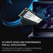 HP EX900 Plus 512GB NVMe SSD – GEN 3.0 X 4 PCIe 8Gb/s 3D NAND M.2 Cache Internal Solid State Drive Up to 2000 MB/s – 5 Year Warranty