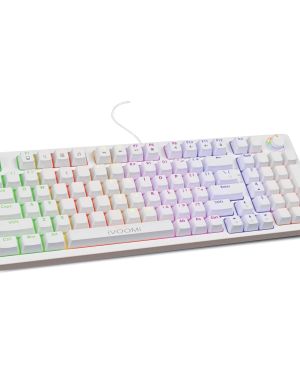 iVOOMi Keyboard Tucker Mechanical switches | BIS Approved |13 Rainbow Backlight |25 Anti-Ghosting Keys |Windows Lock Function | Volume Knob | Compatible with Win/Mac/Linux | 1-Year Warranty