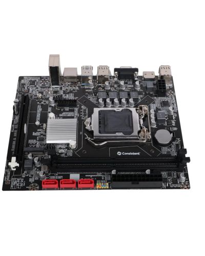 Consistent H-110 Motherboard 6th,7th Gen i3, i5, i7, DDR4 Slots for RAM, Motherboard with SATA II&III, 3Year Warranty