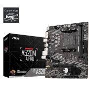 MSI Micro ATX A520M-A DDR4 Pro Gaming