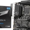 MSI PRO B760M-A WiFi ProSeries Motherboard (Supports 14th13th12th Gen Intel Processors, LGA 1700, DDR5, PCIe 4.0, M.2, 2.5Gbps LAN, USB 3.2 Gen2, mATX)