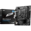 MSI PRO B760M-E Motherboard, Micro-ATX – Supports 14th/13th/12th Gen Intel Core Processors, LGA 1700 – DDR5 Memory Boost 5600MHz, PCIe 4.0 x16 Slot, M.2 Gen4 Slot