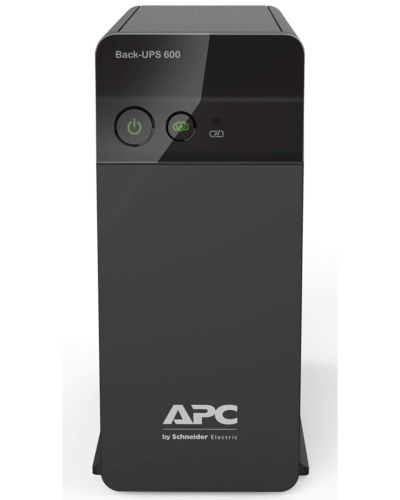 APC Back-UPS BX600C-IN 600VA / 360W, 230V, UPS System, an Ideal Power Backup & Protection for Home Office, Desktop PC & Home Electronics