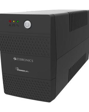 ZEBRONICS U735 600VA/360W Microcontroller Based UPS for Office Computers | Home PC with Auto Restart, Generator Compatible, Boost & Buck AVR, Built-in Protection, (Not for Routers)