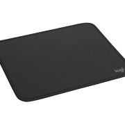 Logitech Mouse Pad – Studio Series, Computer Mouse Mat with Anti-Slip Rubber Base, Easy Gliding, Spill-Resistant Surface, Durable Materials, Portable, in a Fresh Modern Design-Graphite, (956-000031)