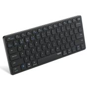 Rapoo E9050 C-Type Rechargeable Bluetooth Wireless Multi-Device (4 Devices) Keyboard for Windows/iOS/Android,Tablet/Smartphone – 3 Years Warranty Dark Grey