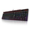 RAPOO V500 PRO Full Size RGB Mechanical USB-A Gaming Keyboard -Spill Resistant, Anti-Ghosting, Conflict Free Design, Compatible with Windows, macOS – Black