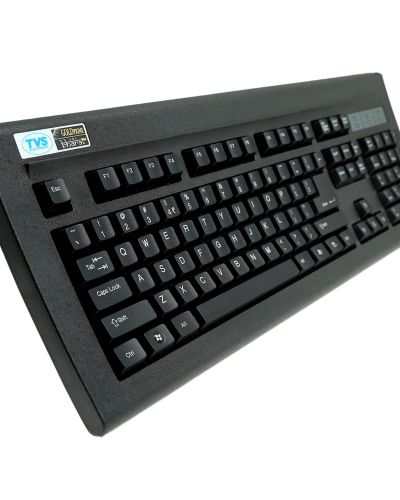 TVS ELECTRONICS Gold Prime Mechanical Wired Keyboard | Dustproof Key switches | Guaranteed 50 Million keystrokes | 1.5 Meter USB Cable, USB Gold Keyboard (Black)