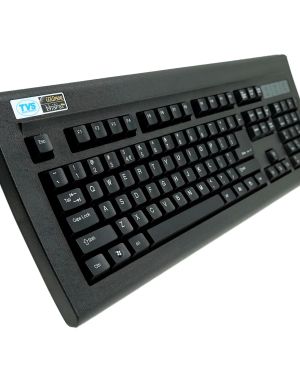 TVS ELECTRONICS Gold Prime Mechanical Wired Keyboard | Dustproof Key switches | Guaranteed 50 Million keystrokes | 1.5 Meter USB Cable, USB Gold Keyboard (Black)