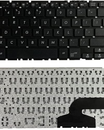 Sanj8 Replacement Flex Cable Keyboard for Asus Vivobook X507/ X507U / X507UA/ X507UB/X507UF/X507/ X507MA/ X507L/ X507LA Series Laptop with ON Off Key/Us Layout/Black Color