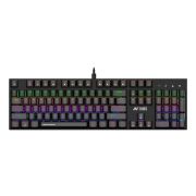 Ant Esports MK3200 V2 Wired Mechanical RGB Backlit Gaming Keyboard with 104 Anti ghosting Keys & Outemu Red Switches-Black