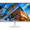 Acer SA272E 27 Inch Full HD IPS Ultra Slim (7.2mm Thick) Backlight LED LCD Monitor | Zero Frame | 100Hz Refresh | 1 MS VRB | AMD Free Sync | 1xHDMI 1xVGA | Stereo Speakers | Eye Care | White