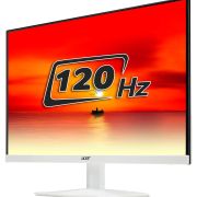 Acer HA270 G 27 Inch Full HD IPS Ultra-Thin (6.6mm) Backlight LED LCD Monitor | Rapid 120Hz Refresh Rate | 1 MS VRB Response | AMD Free Sync | 1xHDMI 1xVGA | Stereo Speakers | Eye Care | White