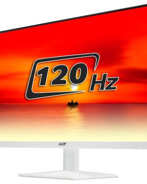 Acer HA270 G 27 Inch Full HD IPS Ultra-Thin (6.6mm) Backlight LED LCD Monitor | Rapid 120Hz Refresh Rate | 1 MS VRB Response | AMD Free Sync | 1xHDMI 1xVGA | Stereo Speakers | Eye Care | White