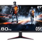 Acer Nitro VG270 M3 27 Inch Full HD Monitor with LED Backlight IPS Gaming | 0.5 Ms Response | 180Hz Refresh Rate | SRGB 99%, HDR 10 | 2xHDMI, 1xDP | Stereo Speakers | AMD Radeon Free Sync (Black)
