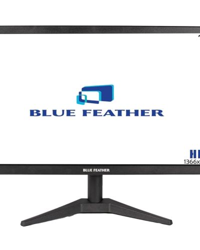 Blue Feather BT19HD 19″ inch HD LED Monitor (1366×768) Auto-Resolution Pixels, with Built in Speaker, HDMI & VGA Ports, Wall Mountable Monitor (Black)