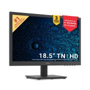 Dell D1918H 18.5″ (46 cm) HD Monitor 1366X768 Pixels@60Hz, TN Panel, 3Yrs Warranty, Brightness 200 cd/m², Contrast Ratio 600:1, 16.7m Colours, Colour Gamut 72% NTSC(CIE 1931), HDMI & VGA, Tilt Adjust