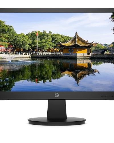 HP V22v 21.5″ (54.6cm) LED 1921 x 1080 Pixels FHD Screen with 178 Degree Viewing Angles, 60Hz, Flicker Free, HDMI 1.4; VGA, 250 nits(450M4A6), V22v FHD Monitor, Black
