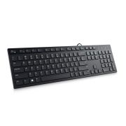 Dell KB216 Wired Multimedia Keyboard – Full-Size Layout with USB Interface, Chiclet Keys, Spill Resistance with 3 Indicator Lights| Plug and Play| Hot Keys: Volume, Mute, Play/Pause, Backward, Forward