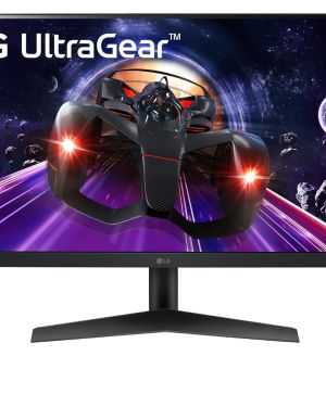 LG Ultragear 24GN60R-B 24-inch Gaming Monitor with IPS Display,1ms GtG, 144Hz, HDR10, AMD FreeSync Premium, Black