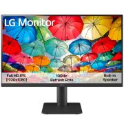 LG 27MS550 (27 Inch) IPS Full HD (1920 x 1080) Monitor, 5ms, 100Hz, HDMI X 2, Built-in Speaker, Tilt & Height Adjustable Stand, Virtual Borderless, Flicker Safe, Reader Mode, OnScreen Control, Black