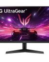 LG 24 Inches Ultragear™ FHD IPS Gaming Monitor, 1ms (GtG), 180Hz, HDR10, FPS Counter, NVIDIA G-SYNC Compatible, AMD FreeSync, HDMI, DP, Headphone Out, virtually Borderless with Tilt, Black 24GS60F