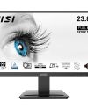 MSI PRO MP243 23.8 Inch Full HD Office Monitor – 1920 x 1080 IPS Panel, 75 Hz, Eye-Friendly Screen, Built-in Speakers, Accessory Slot, HDMI, DP