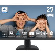 MSI PRO MP275 27-inch IPS 1920 x 1080 (FHD) Computer Monitor, 100Hz, Free-Synch, HDMI, VGA Port, VESA Mountable, Tilt, Speaker, 1ms, Black