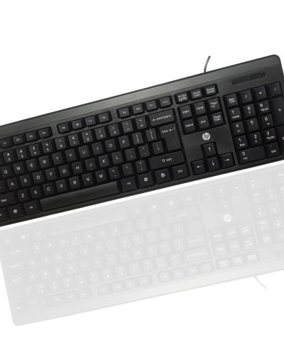 HP K100 Wired Keyboard, Quick, Comfy and Accurate, USB Plug & Play Setup,LED Indicators(7J4G1AA)