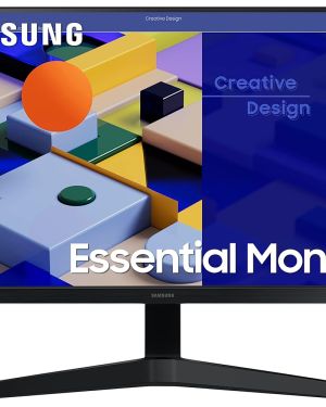 Samsung 24-inch (60.46cm) FHD Flat 1,920 x 1,080 Monitor, IPS, 75 Hz, Bezel Less Design, AMD FreeSync, Flicker Free, HDMI, D-sub, (LS24C310EAWXXL, Black)