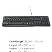 Logitech Plug and Play USB Keyboard K120