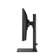 Samsung 24-inch Full HD IPS Panel, 1920×1080, 100 Hz, Height Adjustable Stand, Eye Saver Mode & Flicker Free Monitor, AMD FreeSync, Response Time 4 ms, D-Sub, DP, HDMI, USB Hub (LS24C430GAWXXL, Black)