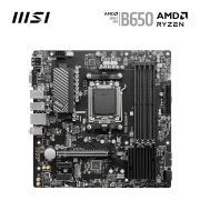 MSI PRO B650M-P Motherboard, Micro-ATX – Supports AMD Ryzen 7000 Series Processors, AM5 – DDR5 Memory Boost 6000+MHz/OC, 1 x PCIe 4.0 x16, 2 x M.2 Gen4, 2.5G LAN