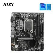MSI PRO H610M-E Motherboard, Micro-ATX – Supports 14th/13th/12th Gen Intel Core Processors, LGA 1700 – DDR5 Memory Boost 5600MHz/MAX, PCIe 4.0 x16 Slot, M.2 Gen3 Slot