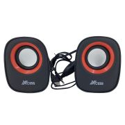 XCESS XCHS8080/1/242 Wired Multimedia Speaker with Wired On Ear Headphone – Black