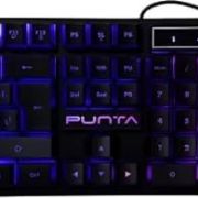 Punta Rainbow RGB Wired Gaming Keyboard with Laser Carved Characters
