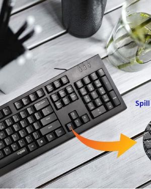 Rapoo NK1800 Spill Resistance Wired USB Keyboard