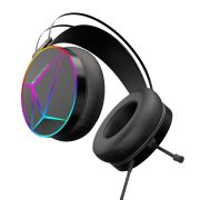 Zebronics Zeb-Blitz USB Gaming Headphone with Dolby Atmos, RGB LED, Windows Software, Simulated 7.1 Surround Sound, 2.4 Meter Braided Cable, Flexible mic, Padded Headband and Ear Cushions(Black)