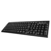 ZEBRONICS Zeb- K35 USB Wired Keyboard with Rupee Key, Spill-Proof and Slim Design (Black)
