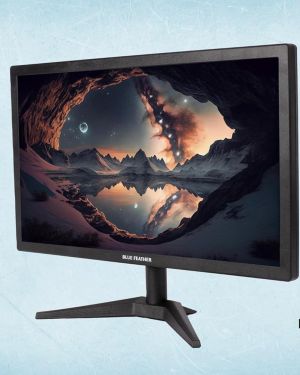 Blue Feather BT19HD 19″ inch HD LED Monitor (1366×768) Auto-Resolution Pixels, with Built in Speaker, HDMI & VGA Ports, Wall Mountable Monitor (Black)