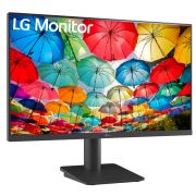 LG 27MS550 (27 Inch) IPS Full HD (1920 x 1080) Monitor, 5ms, 100Hz, HDMI X 2, Built-in Speaker, Tilt & Height Adjustable Stand, Virtual Borderless, Flicker Safe, Reader Mode, OnScreen Control, Black