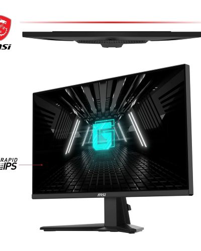MSI G255F 24.5 Inch FHD Gaming Monitor – 1920 x 1080 Rapid IPS Panel, 180 Hz / 1ms (GtG), 99% sRGB Colour Gamut, Adaptive-Sync – DP 1.2a, HDMI 2.0b CEC