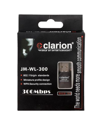 Clarion 300 MBPS Mini Wireless USB Adapter JM-WL-300
