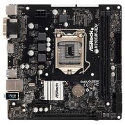 ASRock H310CM-HDV Intel LGA-1151 mATX DDR4 Non-ECC XMP 2.0 7.1 Audio Motherboard with High Density Glass Fabric PCB