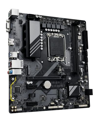 GIGABYTE Intel B760M D2H Motherboard with 6+2+1 Phases Digital VRM Solution Intel® Socket LGA 1700：Support 13th and 12th Gen Series Processors Dual Channel DDR5：2*DIMMs XMP Memory Module Support