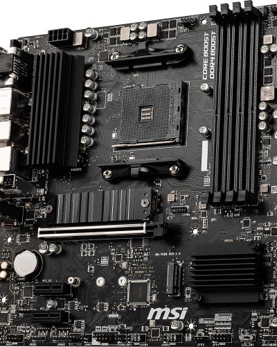 MSI B550M PRO-VDH WiFi DDR4, m.2, USB 3.2 Gen 1, Front Type-C, Wi-Fi, HDMI, Micro ATX Gaming Motherboard AMD Ryzen 5000 Series Desktop Processors