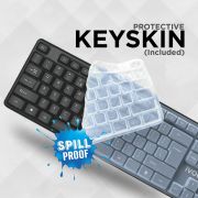 iVOOMi Super Wired Keyboard and Mouse Combo, BIS Approved, Full-Size Layout with Numeric Pad, Spill Resistant, Rupee Key, for Win/Mac/Linux, BIS Approved, Included Free Keyskin – 1 Year Warranty